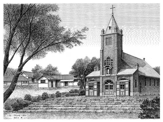 사라진 '황룡사9층목탑', 0.05㎜ 펜으로 부활하다