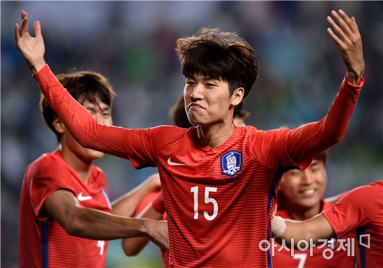 '최규백 결승골' 신태용호, 나이지리아 1-0 격파
