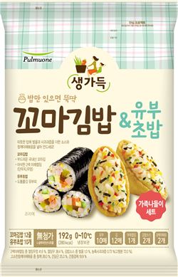 풀무원, 밥만 있으면 뚝딱 '꼬마김밥' 2종 출시