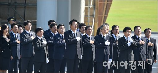 [포토]새누리 비대위, 현충원 참배