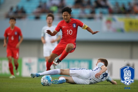 '이승우 1골 1도움' U-18 대표팀, 잉글랜드 3-0 완파…평가전 2승 