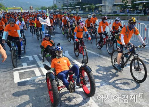 [포토]서울시 자전거 퍼레이드 