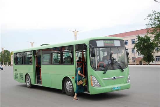 현대차, 투르크메니스탄에 버스 500대 공급…사상 최대 해외 버스 공급