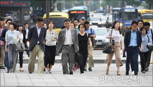 [포토]연휴 후 첫 출근