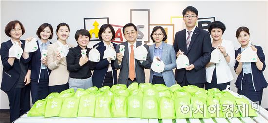 광주은행, ‘품다 키트’로 무연고 어린이 캠페인 참여!
