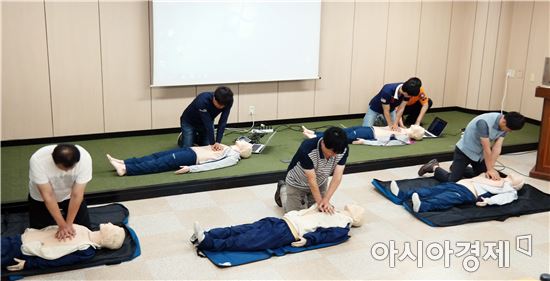 119구급대 스마트의료지도 팀웍훈련 실시