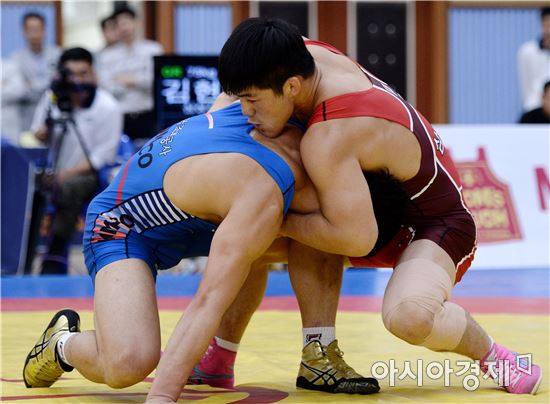 [리우올림픽] 男 레슬링 김현우, 1R 탈락 8강 좌절