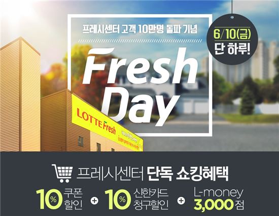롯데슈퍼, 온라인 수퍼마켓 시대 포문…이용객 10만명 돌파