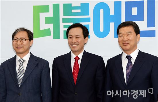 우상호 원내대표 호남특보(가운데)에 신정훈(오른쪽), 김성주 전의원 임명