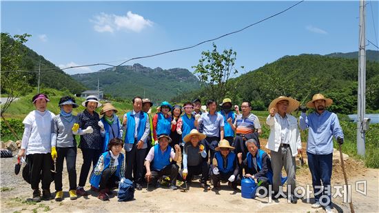 곡성군 옥과면 주민자치위원회 봉사활동 펼쳐