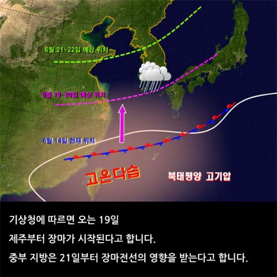 [카드뉴스]오뉴월 장마는 개똥장마다? 뭔 뜻