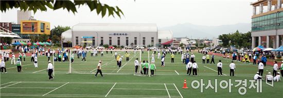 ‘제166회 전남동부권 7개 시·군 게이트볼대회’가 지난 15일 곡성군(군수 유근기)에서 개최됐다.
