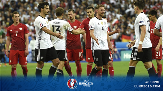'유로 2016' C조 독일-폴란드. 사진='유로 2016' 공식 트위터 계정 캡처