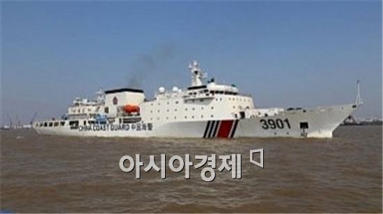 중국 해경  초대형 경비함 3901함