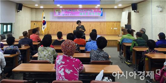 장흥군, 암 이기는 오감만족 건강강좌 ‘후끈’