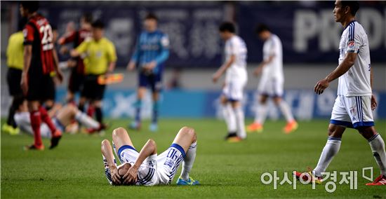 [포토]프로축구 슈퍼매치, '아쉬운 무승부'