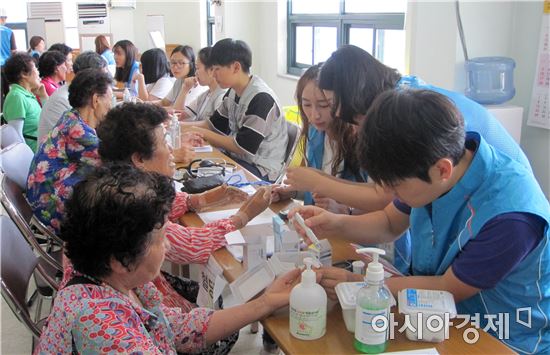  K-water, 함평주민 대상 “사랑나눔 한방 의료봉사" 성황