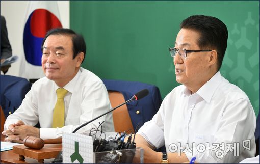 박지원 "黨 시스템·기풍 재확립…강한 야당 전통이어갈 것"