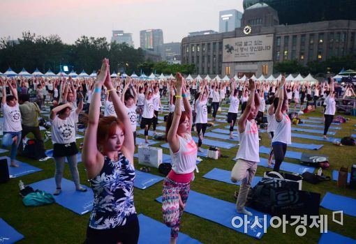 [포토]'함께해요, 요가' 