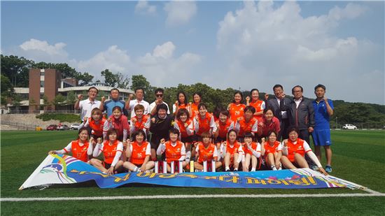 마포구 여성축구단 서울시 여성축구 북부권역 우승