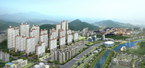 <경북도청신도시 동일스위트 투시도>