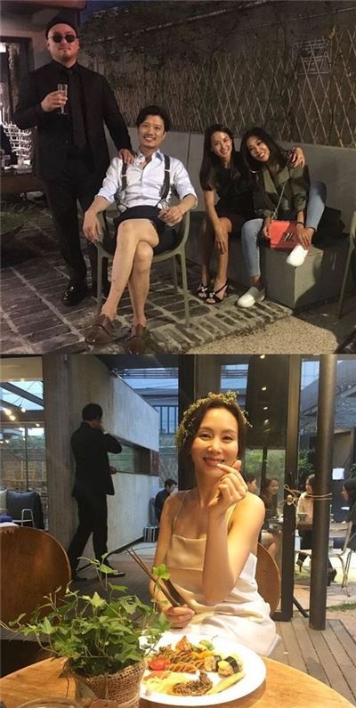 박희순,박예진 결혼 파티. 사진=가수 제시 인스타그램 화면 캡처