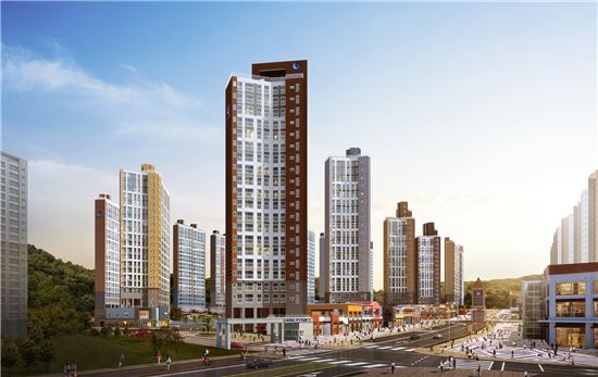 동탄2 반도유보라 아이비파크 10.0 1단지 투시도