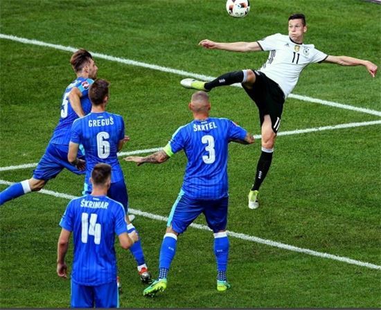 [유로 2016] 독일, 슬로바키아 3-0 꺾고 8강행…통산 4회 우승 노린다