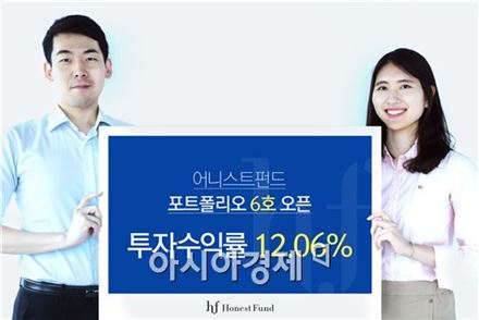 어니스트펀드, 포트폴리오 6호 오픈…11억5200만원 모집