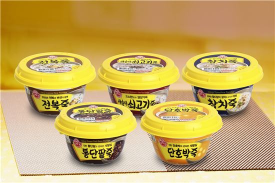 오뚜기, 영양 가득한 ‘맛있는 오뚜기죽’ 5종 출시