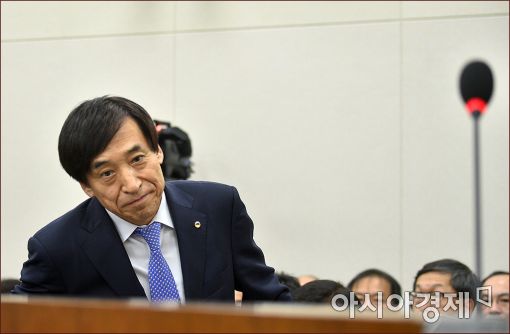 [포토]이주열 총재, 국회 기재위 출석