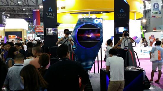[MWC 상하이 2016]"실감나는 게임 콘텐츠"…여기는 VR '게임천국' 
