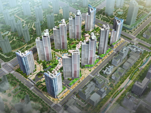 '청라 센트럴 에일린의 뜰' 2029가구 대규모 주거복합단지 내 '아파텔' 분양