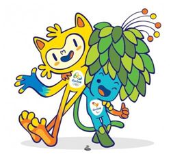 리우올림픽 마스코트 비니시우스(왼쪽)와 톰