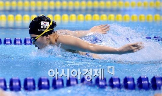 [리우올림픽]수영 안세현, 여자 200m 접영 준결승 진출