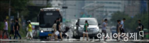 [포토]후끈달아오른 아스팔트