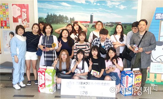 동신대 식품영양학과 일본에서 해외기업탐방 실시