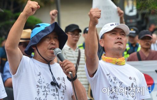 [포토]'일본 자위대 창설행사 반대한다' 
