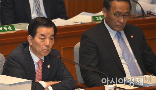 [포토]답변하는 한민구 장관