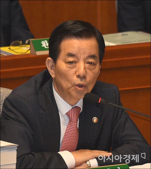 [포토]답변하는 한민구 장관
