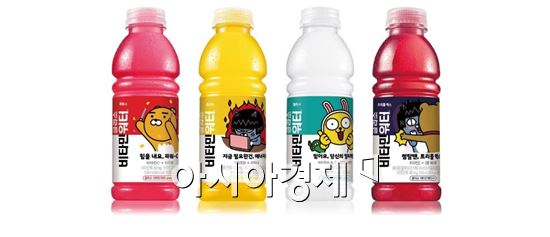 코카콜라, 글라소 비타민워터·카카오프렌즈 에디션 4종 출시 