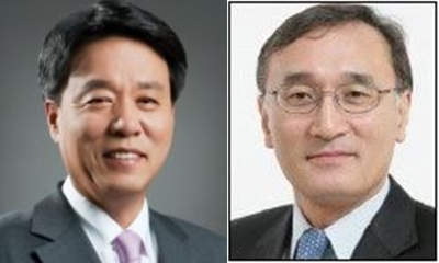 박창민 현대산업개발 상임고문(왼쪽)과 조응수 전 대우건설 부사장.