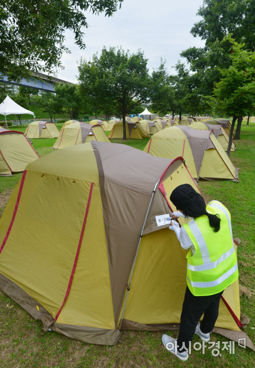 [포토]한강에 캠핑하러 오세요