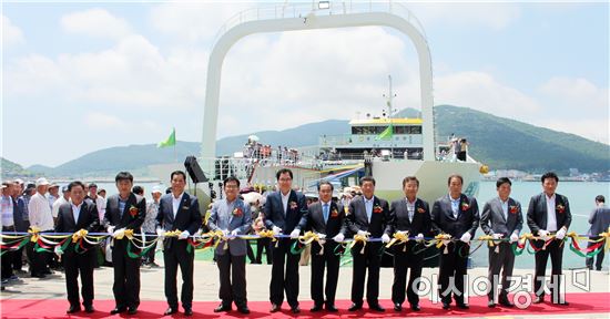 완도 노화농협 ‘노화카훼리3호’취항