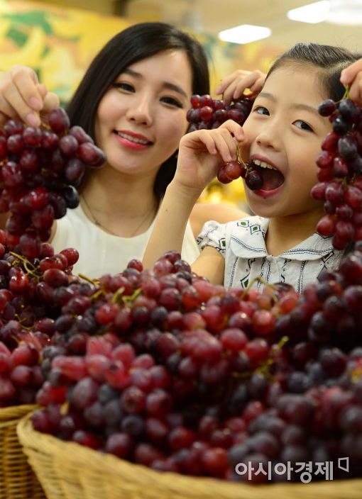 [포토]이마트, 고당도 적포도 '칠레산 토토라스' 판매 
