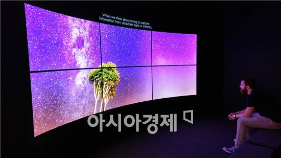 LG 올레드 TV, 영국 자연사 박물관에 전시…컬러와 비전展