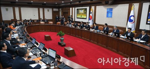 [포토]서울-세종간 영상 국무회의