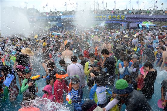 지상최대의 물싸움, 장흥물축제