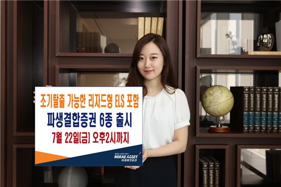 미래에셋증권, 리자드형 ELS 등 파생결합증권 6종 출시
