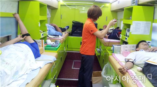 영암군, 기관·사회단체 임직원 헌혈 자발적인 참여